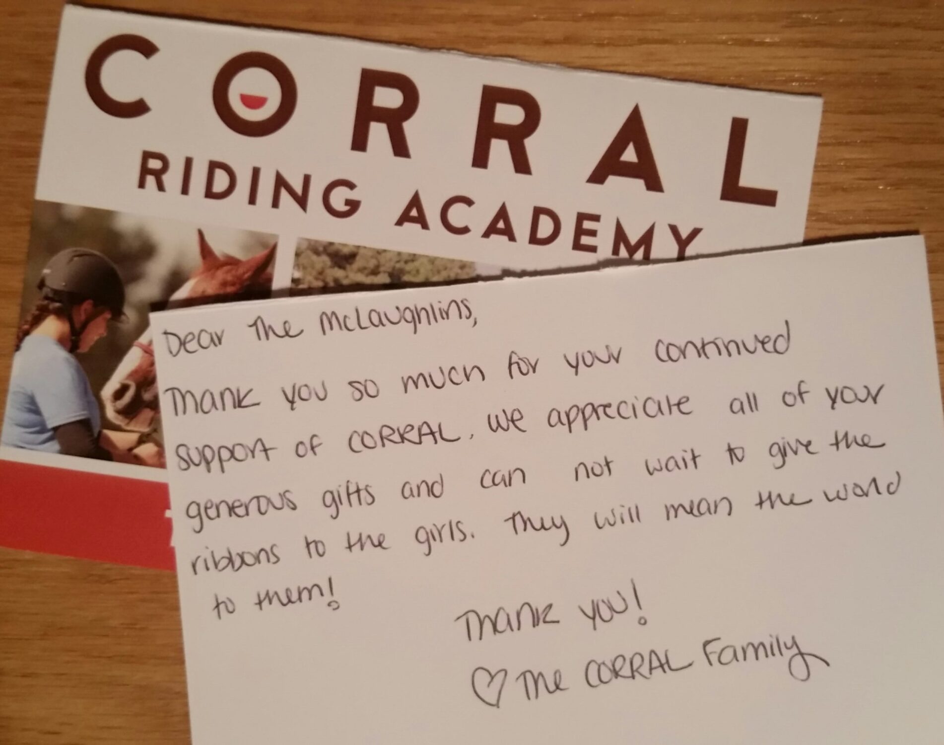 corral riding academy