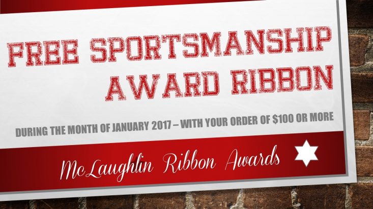 sportsmanship award ribbon