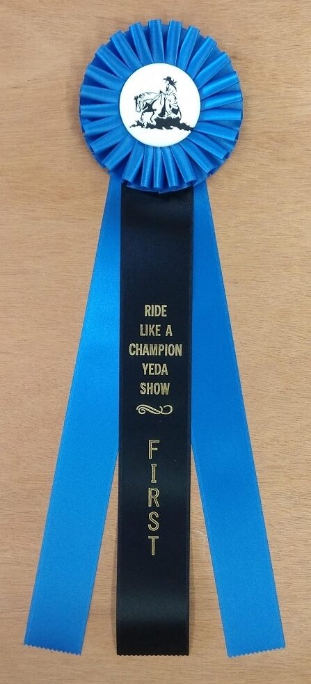 noble 18 champion award rosette ribbon