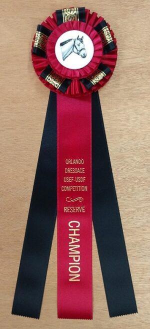 marque 18 champion award rosette ribbon