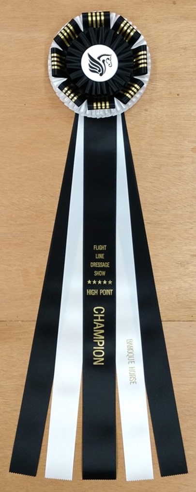 claremont 5-28 champion award rosette ribbon